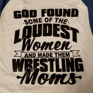 Wrestling moms tee shirt